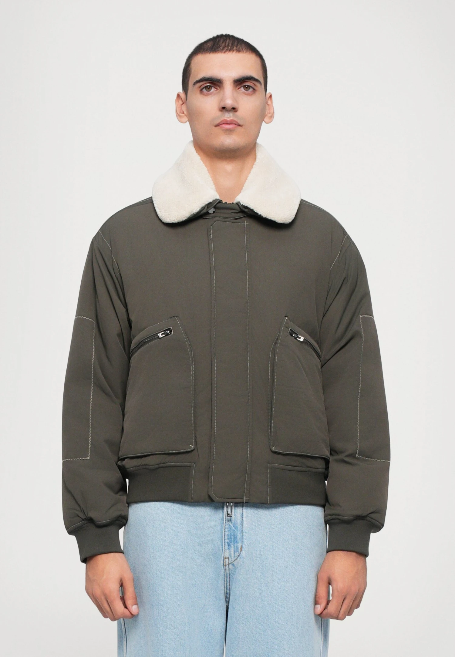 Emporio Armani BLOUSON JACKET - Light Jacket - Black Ink 3 Emporio Armani BLOUSON JACKET - Light Jacket - Black Ink