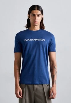 Emporio Armani Print T-shirt - Blue Fancy