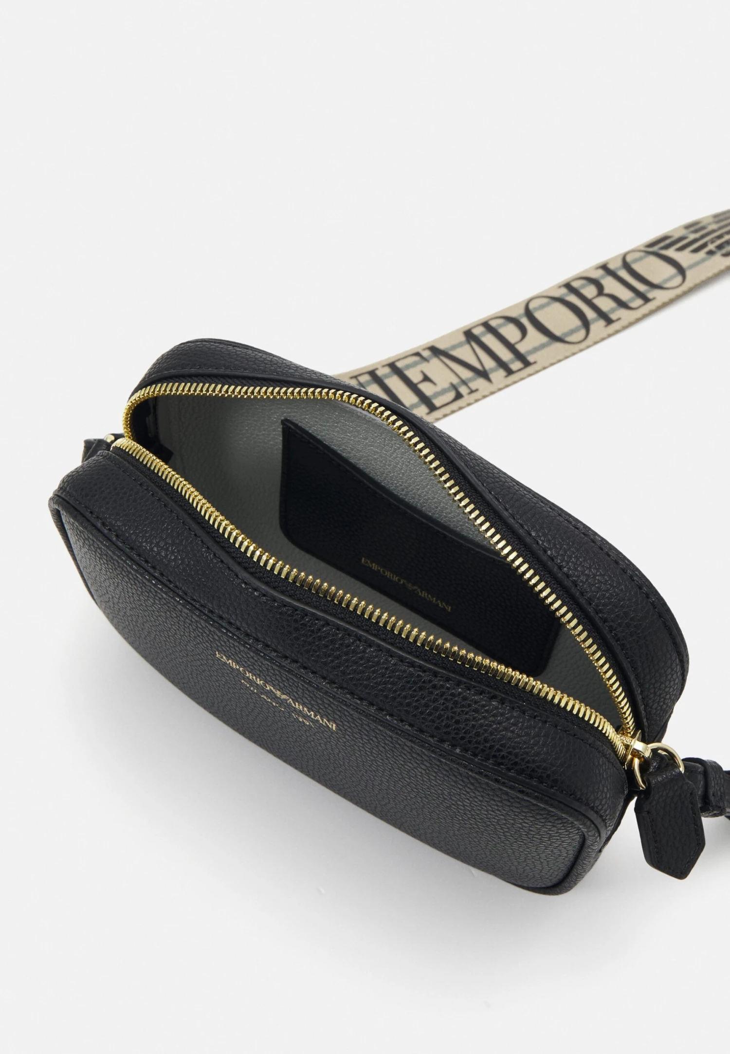 Emporio Armani CAMERA BAG - Cross Body Bag - Nero/silver-coloured 5 Emporio Armani CAMERA BAG - Cross Body Bag - Nero/silver-coloured - Image 3