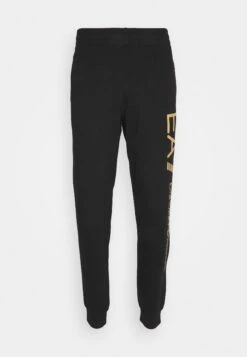 EA7 Emporio Armani Trouser - Tracksuit Bottoms - Black/Gold -Total Wear Store 89946d421bc54b3f84e863d6b67e475b
