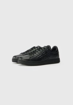 EA7 Emporio Armani Trainers - Triple Black -Total Wear Store 89df5ae160f84346b8d1b02bdc3e4318