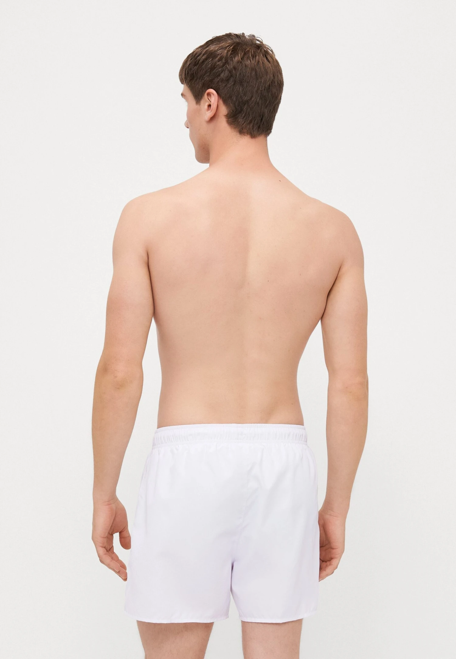 EA7 Emporio Armani BEACHWEAR - Swimming Shorts - White/silver-coloured 5 EA7 Emporio Armani BEACHWEAR - Swimming Shorts - White/silver-coloured - Image 3