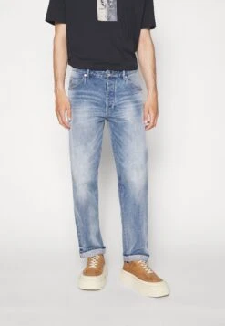 Emporio Armani Pockets Pant - Straight Leg Jeans - Denim Blu -Total Wear Store 8d3dbb531ffb46a89d740b3010b8f915