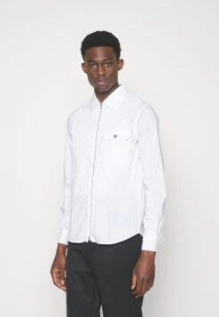 Emporio Armani Shirt - Summer Jacket - Bianco Ottico