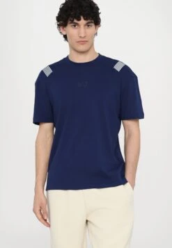 EA7 Emporio Armani Print T-shirt - Medieval Blue -Total Wear Store 8d7702b6729b4284a97f542da16ed3f7
