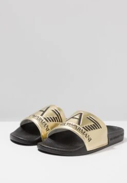 EA7 Emporio Armani Visibility Unisex - Mules - Shiny Gold/Black 10 EA7 Emporio Armani Visibility Unisex - Mules - Shiny Gold/Black -Total Wear Store 8d7b24e3b67c4b56ae8f3bdebc843041
