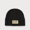EA7 Emporio Armani MOUNTAIN BEANIE UNISEX - Beanie - Black -Total Wear Store 8df1bdb55eac45498b93e8a25147e49b
