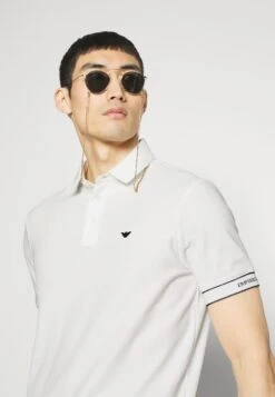 Emporio Armani Polo Shirt - White Cuff -Total Wear Store 8e2482e60b9a4f42811ce5f2ad3f02b8