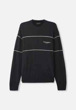 Emporio Armani Jumper - Walnut/off-white -Total Wear Store 8e24eb8186f54da9a8ded2f8b71b65a0