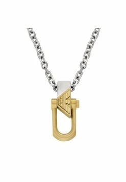 EMPORIO ARMANI MEN JEWELRY EAGLE LOGO - Necklace - 2-tone -Total Wear Store 8efa3279b91242f2b1a396a87c040582