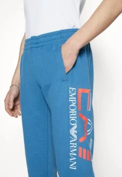 EA7 Emporio Armani Trouser - Tracksuit Bottoms - Blue -Total Wear Store 8f09b379892f4d5ebb17a03ca1870f99
