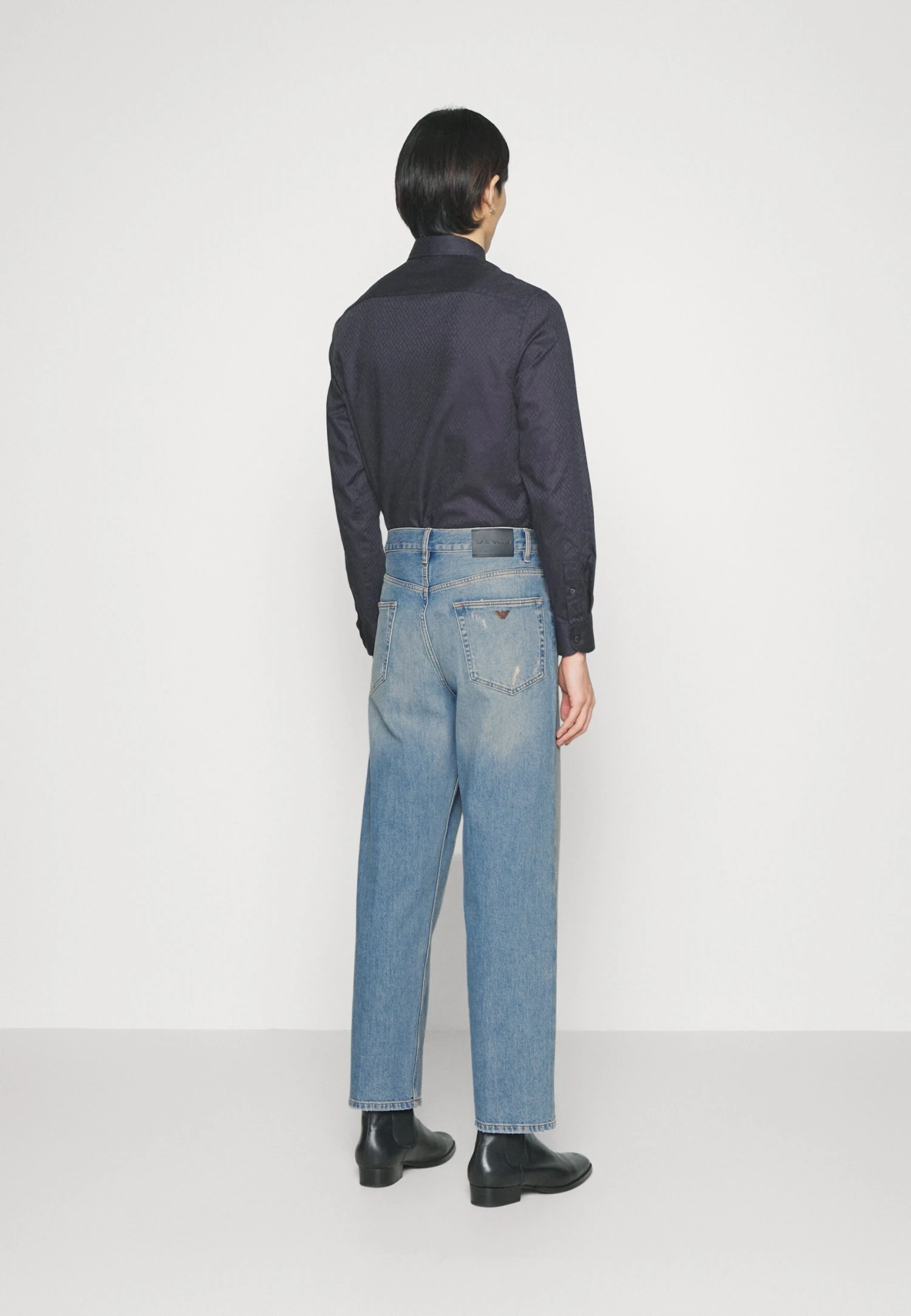 Emporio Armani Pant - Relaxed Fit Jeans - Denim Blu Ch 5 Emporio Armani Pant - Relaxed Fit Jeans - Denim Blu Ch - Image 3