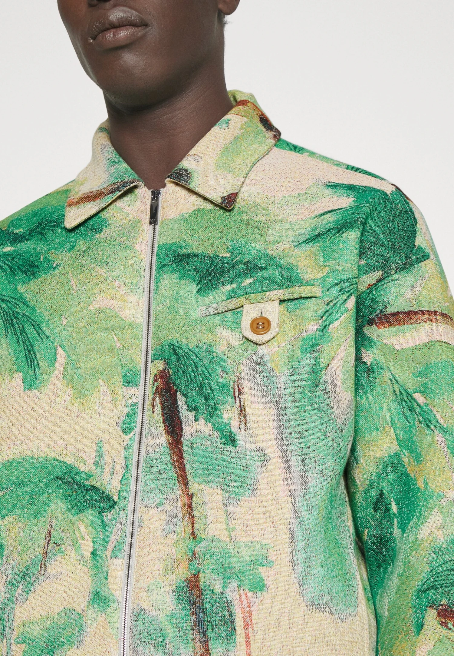 Emporio Armani Blouson Jacket - Summer Jacket - Verde Acquitrino 8 Emporio Armani Blouson Jacket - Summer Jacket - Verde Acquitrino - Image 6