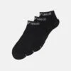 Emporio Armani 3 Pack Sneaker Socks - Socks - Nero/Black -Total Wear Store 912f0b71d70844188db83b93ffd66b7c