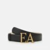 Emporio Armani Logo Belt Shiny - Belt - Nero -Total Wear Store 91355f4f68d04c8a8c8a4971f55a3149