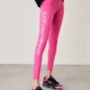EA7 Emporio Armani Leggings - Trousers - Pink/White