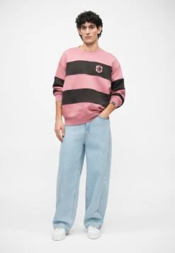 EA7 Emporio Armani TRAIN CLUB HOUSE RUGBY UNISEX - Sweatshirt - Pink/brown