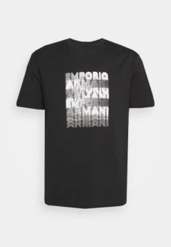 Emporio Armani Print T-Shirt - Nero -Total Wear Store 928d832df6f04bf9b303283a0005ca76