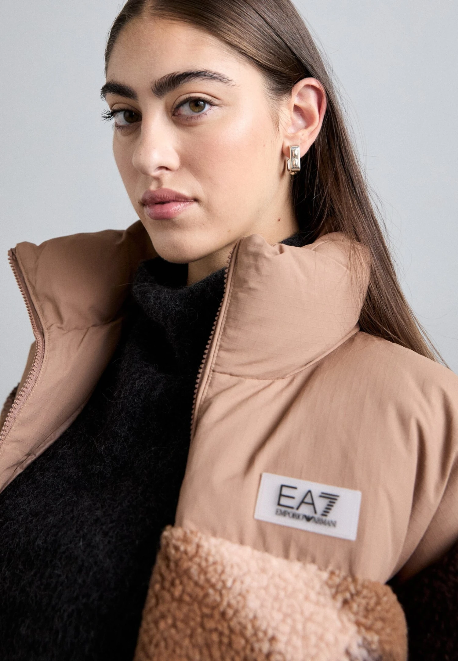 EA7 Emporio Armani BLOUSON JACKET - Winter Jacket - Fancy Brownie Stellar 6 EA7 Emporio Armani BLOUSON JACKET - Winter Jacket - Fancy Brownie Stellar - Image 4