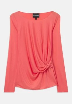 Emporio Armani Long Sleeved Top - Jolly Joker Red -Total Wear Store 937723ad6d5347d19bb4c592be5603fc