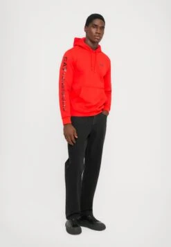 EA7 Emporio Armani TRAIN LOGO SERIES HOODIE EXTENDED - Hoodie - Molten Lava -Total Wear Store 938e8f5a5aff41e2a75460314b6d5cf6