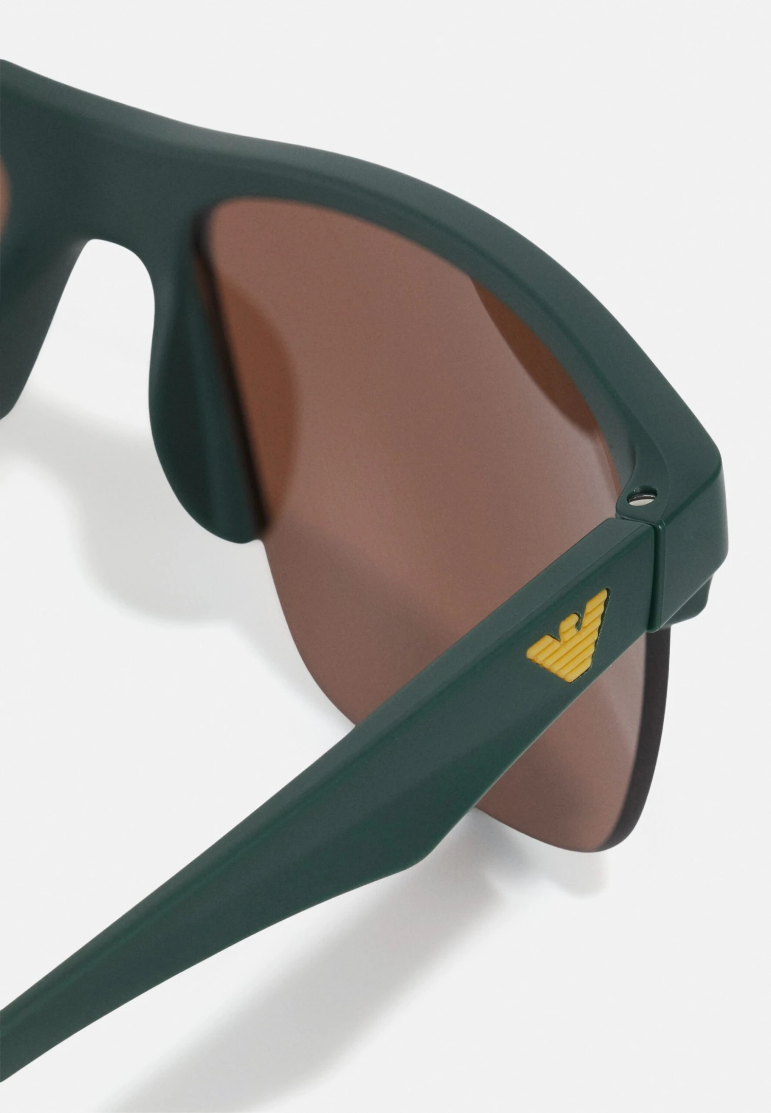 Emporio Armani Sunglasses - Matte Green/Brown/Gold-Coloured 5 Emporio Armani Sunglasses - Matte Green/Brown/Gold-Coloured - Image 3