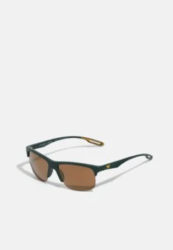 Emporio Armani Sunglasses - Matte Green/Brown/Gold-Coloured