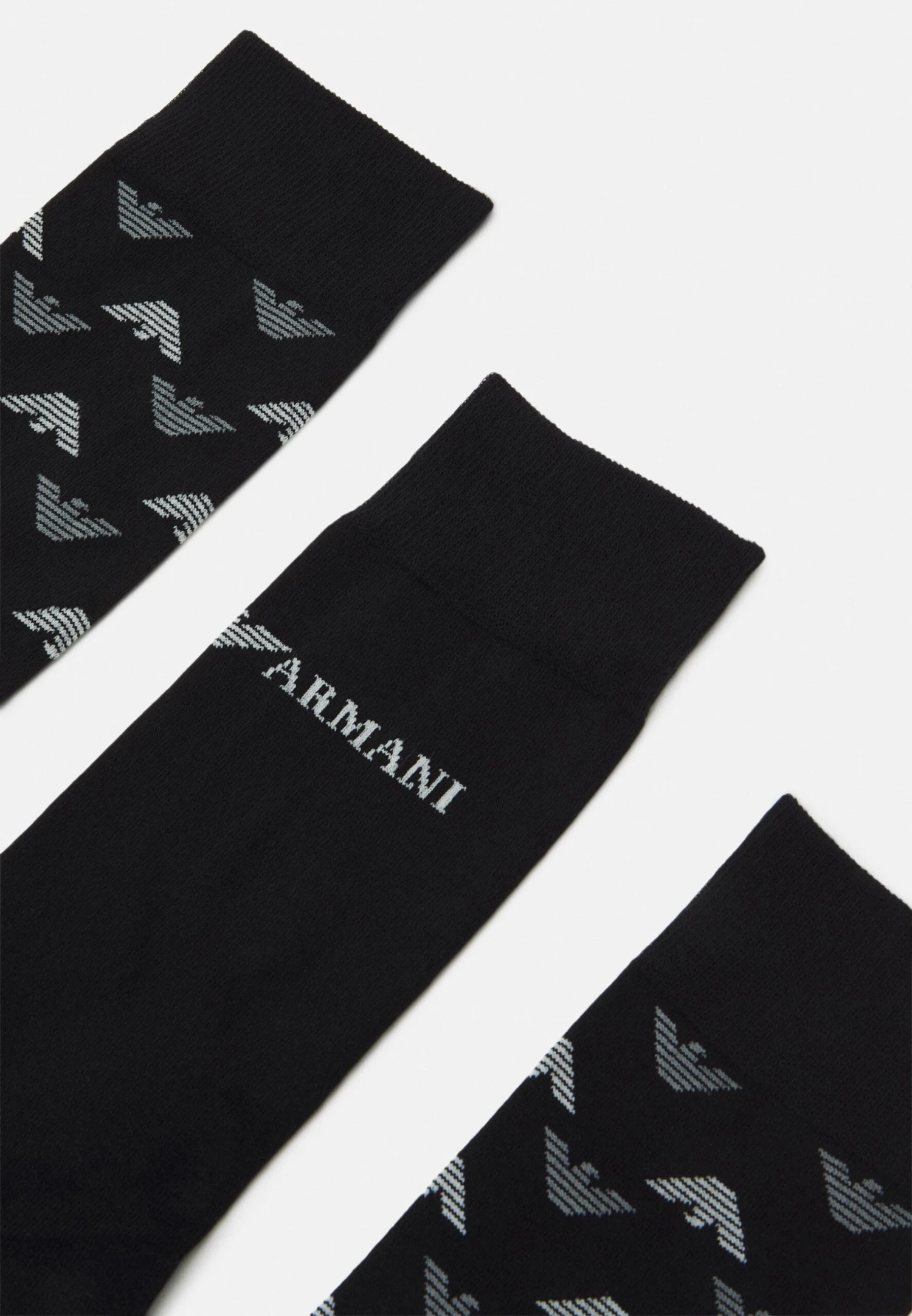 Emporio Armani Short Socks 3 Pack - Socks - Black 5 Emporio Armani Short Socks 3 Pack - Socks - Black - Image 3