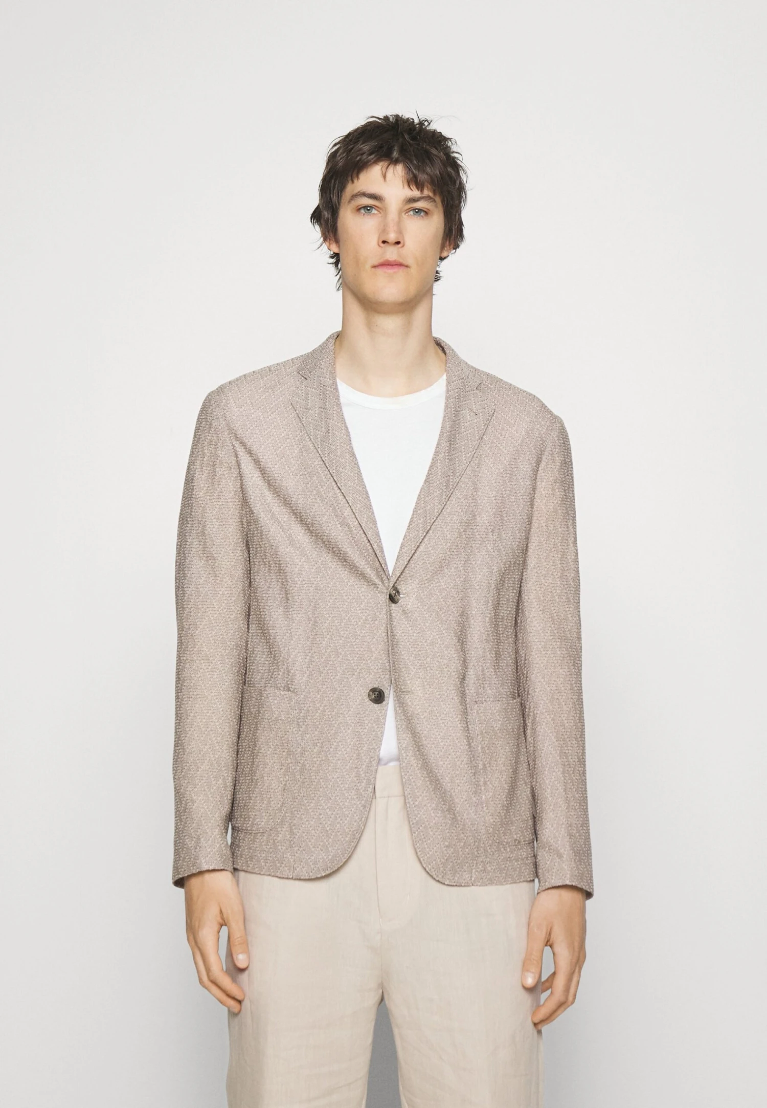 Emporio Armani Giacca - Suit Jacket - Beige 5 Emporio Armani Giacca - Suit Jacket - Beige - Image 3