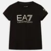 EA7 Emporio Armani Shiny Girls - Print T-Shirt - Nero -Total Wear Store 95bc1045a11541a992d4f76d4d2ff34c