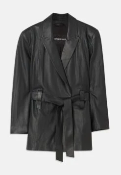Emporio Armani JACKET - Leather Jacket - Black Beauty -Total Wear Store 95ce56d2007b40bca28d0995484f2d0d