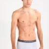 Emporio Armani Trunk 3 Pack - Pants - White/Heather Gray/Navy Blue 2 Emporio Armani Trunk 3 Pack - Pants - White/Heather Gray/Navy Blue -Total Wear Store 95e01bb73fbb4eaa948676a006f4833a
