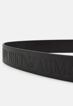Emporio Armani CINTURA TAGLIE ARDIGLIONE TOUNGUE BELT - Belt - Nero -Total Wear Store 95f4de50b38345abbf835ba9bc179397