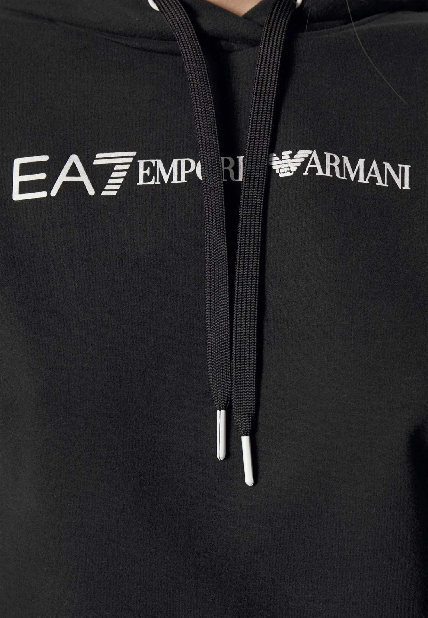 EA7 Emporio Armani Sweatshirt - Black/White 8 EA7 Emporio Armani Sweatshirt - Black/White - Image 6