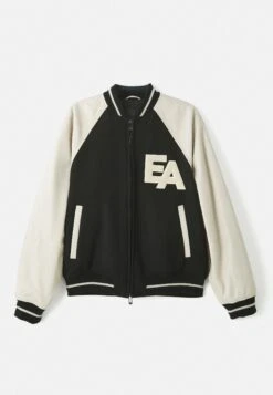 Emporio Armani BLOUSON JACKET - Bomber Jacket - Beige/black -Total Wear Store 967e89036d6e429bb3efa9b78dc5ce65 1