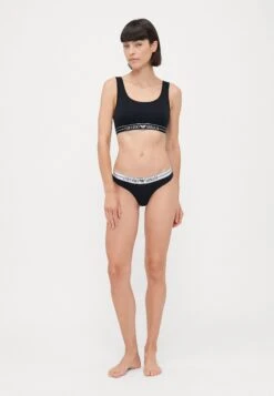 Emporio Armani PARTE BASSA BRIEF 2 PACK - Briefs - Black