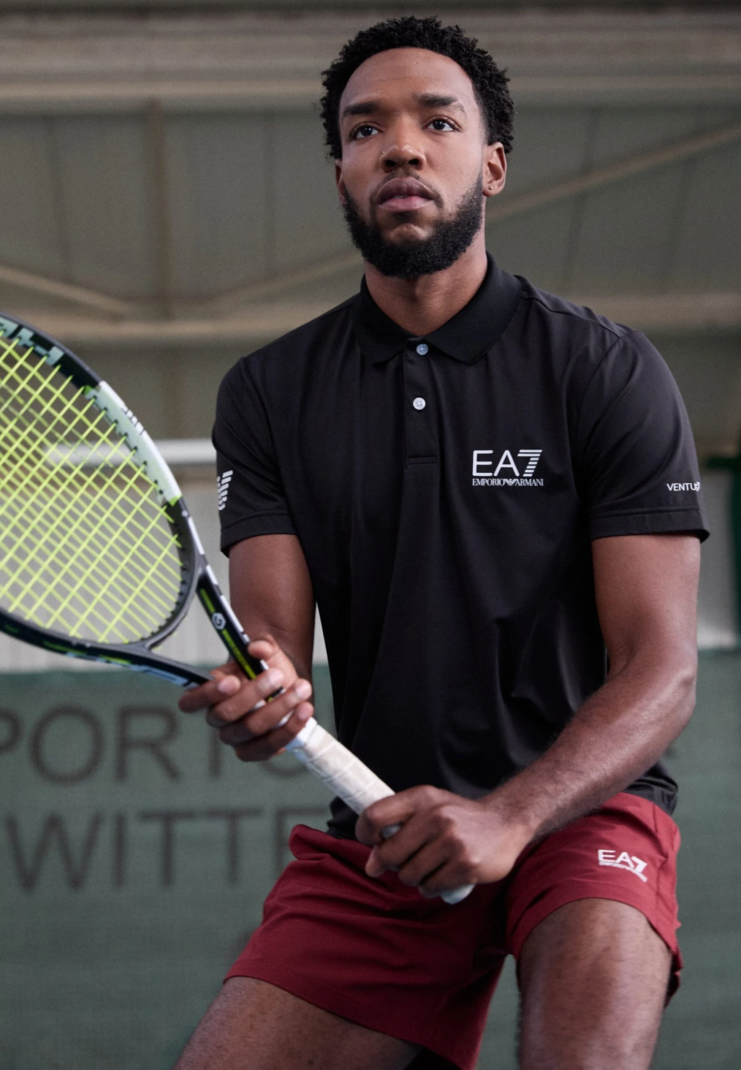 EA7 Emporio Armani MULTI VENTUS7 - Polo Shirt - Black 3 EA7 Emporio Armani MULTI VENTUS7 - Polo Shirt - Black