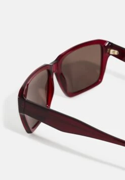 Emporio Armani Sunglasses - Shiny Transparent Red/Dark Brown -Total Wear Store 980e8893d2354256adf10a3064d026f7