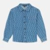 Emporio Armani SHIRT UNISEX - Button-down Blouse - Medium Blue Denim -Total Wear Store 985f8e0373184415abbb61c5712c0137