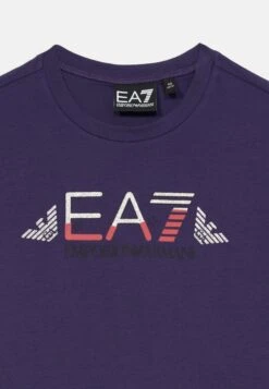 EA7 Emporio Armani UNISEX - Print T-shirt - Grape -Total Wear Store 989d5e783d0145f28db82969ccffae53