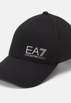 EA7 Emporio Armani TRAIN CORE ID LOGO UNISEX - Cap - Black/silver -Total Wear Store 9933a5044ac64b5d8074c6180cae56a7