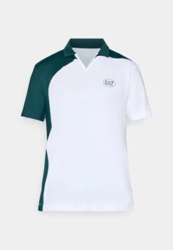 EA7 Emporio Armani TENNIS PRO COLORBLOCK - Polo Shirt - Ponderosa Pine -Total Wear Store 99368dbe511543d886485cdb4ede5890 1