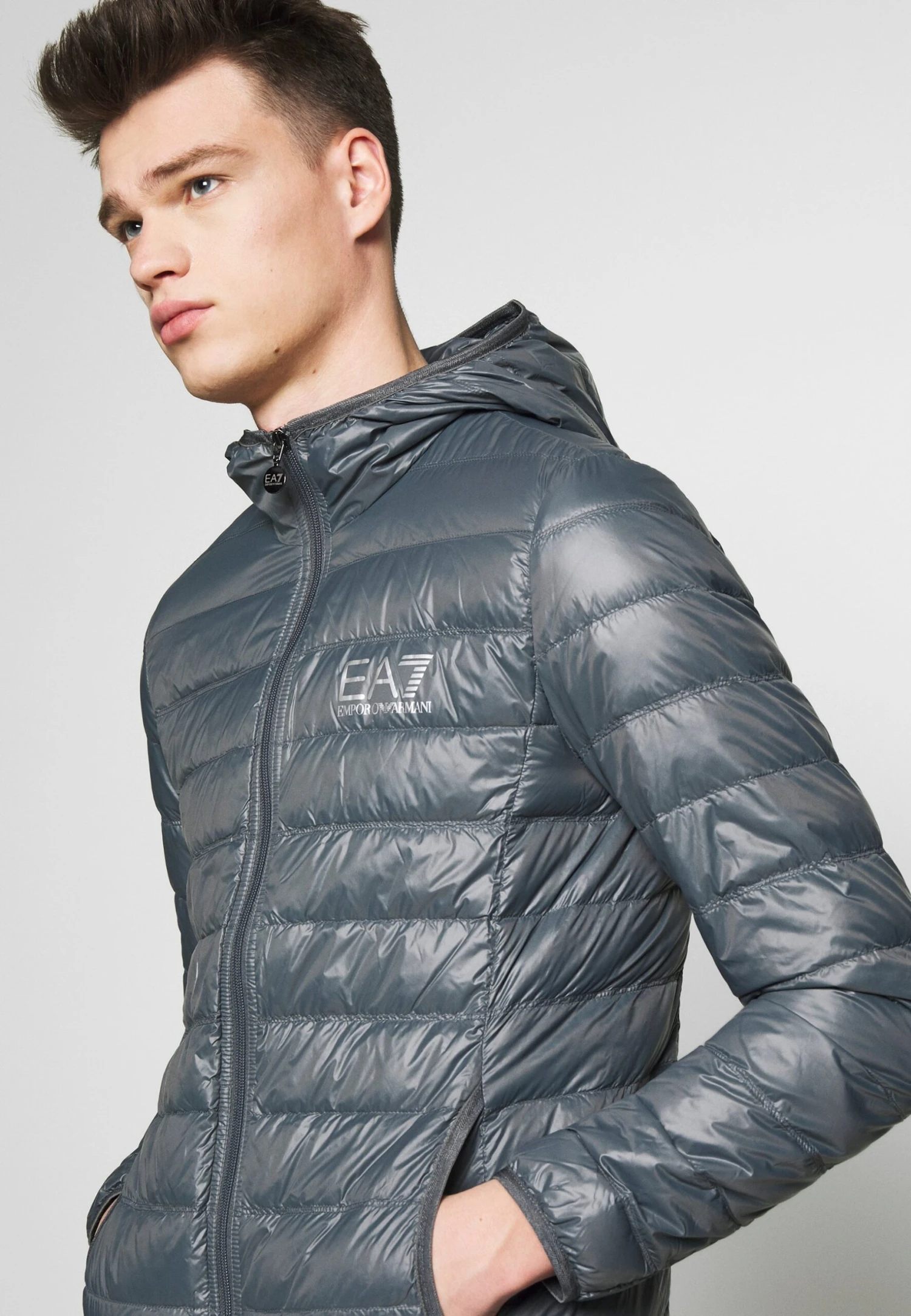 EA7 Emporio Armani Jacket - Down Jacket - Iron Gate 6 EA7 Emporio Armani Jacket - Down Jacket - Iron Gate - Image 4