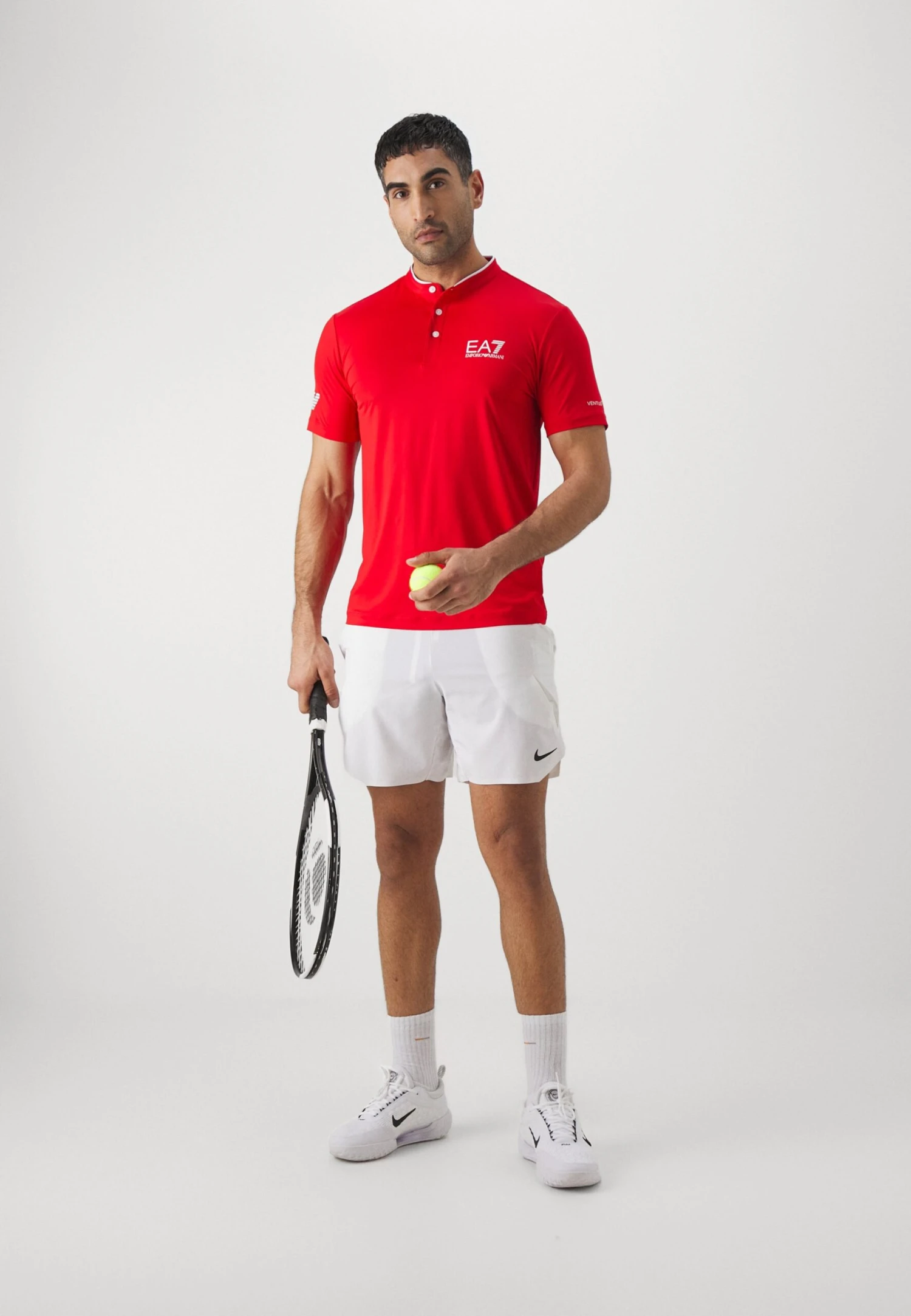 EA7 Emporio Armani Polo Shirt - Racing Red 7 EA7 Emporio Armani Polo Shirt - Racing Red - Image 5