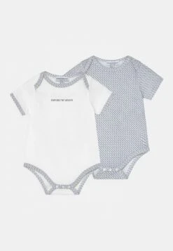 Emporio Armani 2 Pack Unisex - Print T-Shirt - White