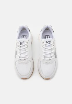 EA7 Emporio Armani Vintage Eagle Unisex - Trainers - White/Black -Total Wear Store 9983f17a30e54f8f83d0708c2044718a