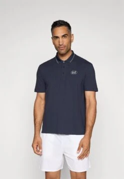 EA7 Emporio Armani TENNIS CLUB - Polo Shirt - Blue