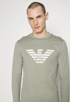 Emporio Armani Long Sleeved Top - Salvia Eagle -Total Wear Store 9b20dbd592b949a2b9570801df28413f