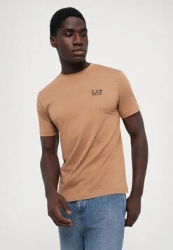 EA7 Emporio Armani TRAIN CORE TEE - Basic T-shirt - Tigers Eye -Total Wear Store 9b855ac855dc487da2720f0597502326