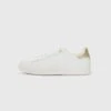 EA7 Emporio Armani CLASSIC UNISEX - Trainers - White/gold-coloured -Total Wear Store 9bb4ee0315694c66accfcc8b53005eb0 1